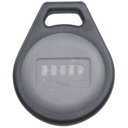 HID Global Corp 1346LNSBN | Proxkey Iii Keyfob, Prog, Low Frequency (125 Khz), Front: Black with Grey Insert, Back: Std, Seq Encoded/Seq Non-Match Print
