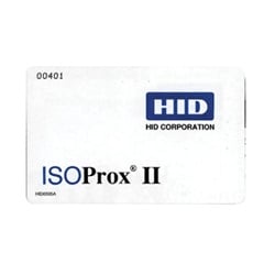 HID Global Corp 1386LGGMN | Proximity Access Card, 26-Bit, Hid, Rf Programmable, Inkjetted, 3.37" Length X 2.125" Width X 0.03" Thickness, Pvc, Plain White, Gloss Finish, Without Slot Punch