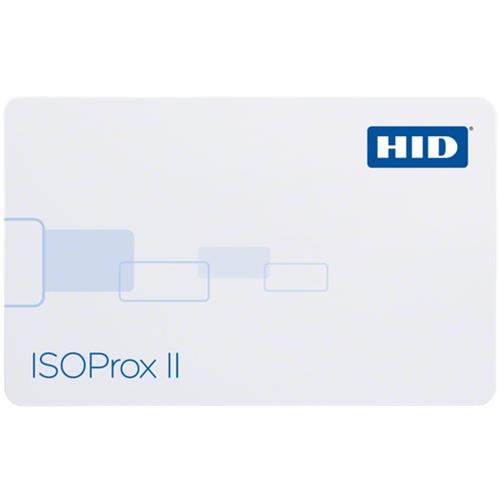 HID Global Corp 1386NGGNN | Isoprox Ii Card, PVC, Front: White PVC with Gloss Finish, Back: White PVC with Gloss Finish