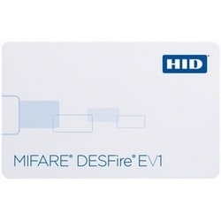 HID Global Corp 1456SEGMN | Credentials, Cards, Composite Hid Desfire 4K Embeddable, Cust. Prog, F-Gloss, B-Gloss, Match, No Slot, Lam
