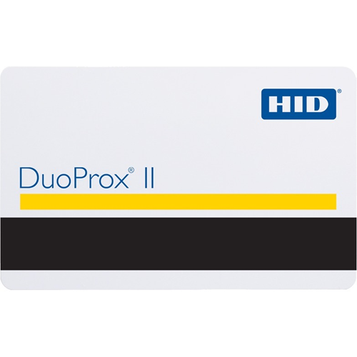 HID Global Corp 1536LGGMV | Duoprox Ii Card, Polyester/PVC, Front: White PVC with Gloss Finish, Back: White PVC with Gloss Finish