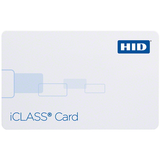 HID Global Corp 2000PGGMV | Iclass Card, 2K Bits (256 Bytes) with 2 App Areas, Programmed with Std Iclass Access Control App, Front: Plain White Gloss Finish, Back: Plain White Gloss Finish, Sequential Matching Encoded/Print, Vertical Slot Punch