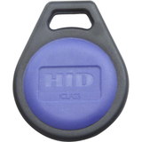 HID Global Corp 2050HNNMN | Access Control Proximity Key Fob, 2K Bit, Programmed With Sio And Iclass, Sequential Matching Encoded, 1.55" Length X 1.25" Width X 0.24" Thickness, Black With Blue Insert
