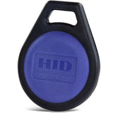 HID Global Corp 2050PNNMN | Iclass Key, 2K Bits (256 Bytes) with 2 App Area, Prog Iclass Only, Front: Black with Blue Insert, Seq Match Encoded/Print
