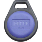 HID Global Corp 2051CNNNN | Access Control, Credentials, Iclass Keyfob 16K/2, Configured, Black With Blue Insert, No Iclass, No Slot