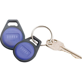 HID Global Corp 2054HNNMN | Iclass Key, 32K Bits (4K Bytes) App Area 16K/16/16K/1, Prog with Sio And Iclass Encoding, Front: Black with Blue Insert, Seq Match Encoded/Print