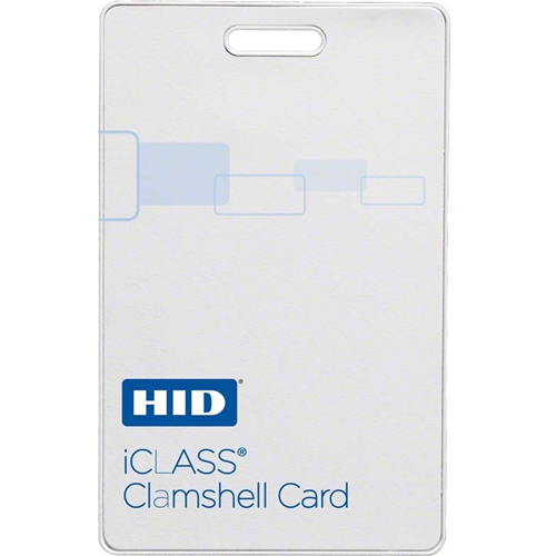HID Global Corp 2080CMSNV | iCLASS Clamshell Card, 2K Bits (256 Bytes) with 2 App Area