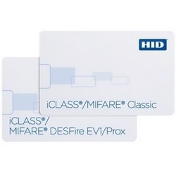 HID Global Corp 2633TKPGGMNNN | Credentials, Cards, Composite iCLASS 32K (16K/2 / 16K/1)/Desfire Ev1 8K/Proximity