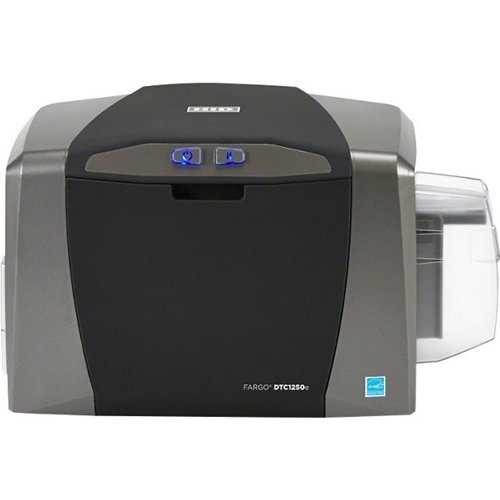 HID Global Corp 50600 | Dtc1250E Single-Sided Printer, Ez-Full Color Ribbon, 100 Ultracard Pvc
