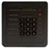 HID Global Corp 5352AGK14 | Finished Wall Reader, Proxpro Serial, Gray, Keypad, Lead Free