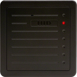 HID Global Corp 5355AGN00 | Proximity Card Reader, Versatile, 8" Read Range, 125 Kilohertz, 00 Configuration, 10 To 28.5 Vdc, 5" Length X 5" Width X 1" Height, Polycarbonate, Charcoal Gray