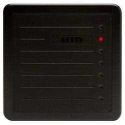 HID Global Corp 5455BGN00 | Proximity Card Reader, Versatile, 8" Read Range, 125 Kilohertz, 00 Configuration, 5 To 6 Vdc, 5" Length X 5" Width X 1" Height, Polycarbonate, Charcoal Gray
