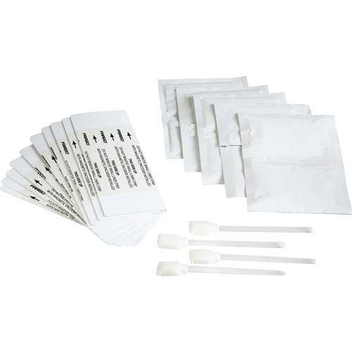 HID Global Corp 89200 | Id Card Printer/Encoder Cleaning Kit, Includes (4) Printhead Cleaning Swab, (10) Cleaning Card, (10) Cleaning Pad, (3) Alcohol Cleaning Card, For Fargo Hdp5000 Printer/Encoder