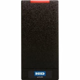 HID Global Corp 900NHRNEK0001T | Pivclass Reader, R10-H, Mini Mullion, No Prox, Sio/Seos / Legacy / Fips/Cak, Std Ver. 1 Keyset, Wiegand, Pigtail Cable: 18" (0.45M), Idel Led: Red, Response: Green Led, 1 Beep, Black