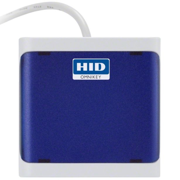 HID Global Corp R50220318-GR | OMNIKEY 5022 Smart Card Reader - Dark Grey