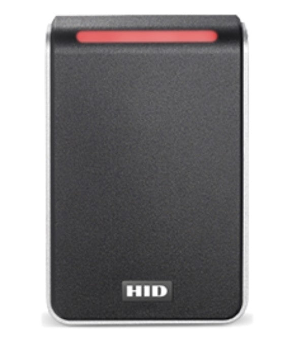 Hid - Usa 40HNKS1030005B9 | Signo 40 Contactless PIV Reader with Wall Switch Mount, Black/Silver, Pigtail