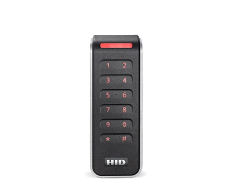 Hid - Usa 20KNKS10000000P | Signo Reader 20K, Contactless Smartcard Reader, Multi-Technology, Mobile Ready, Mullion Mount, Black/Silver, Pigtail