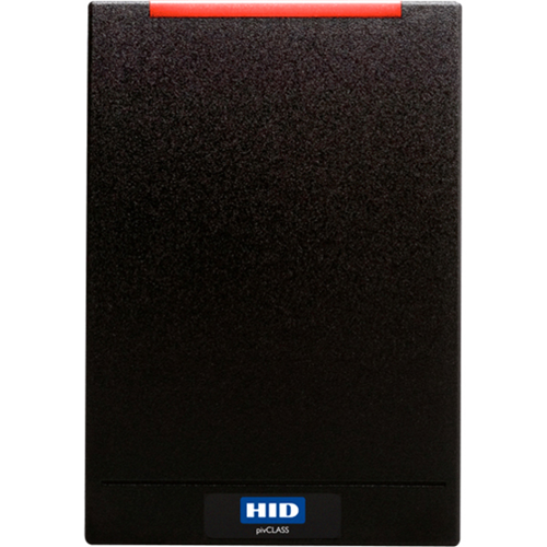HID Global Corp 920PHRTEK00005 | pivCLASS Reader, Rp40-H, Wall Switch, Terminal Strip Connector, 1 Beep, Black