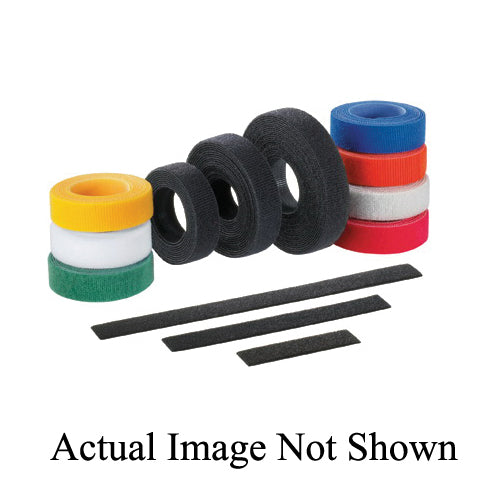 Panduit HLS-15R0 | Tak-Ty Hook and Loop Cable Strip Tie, Black