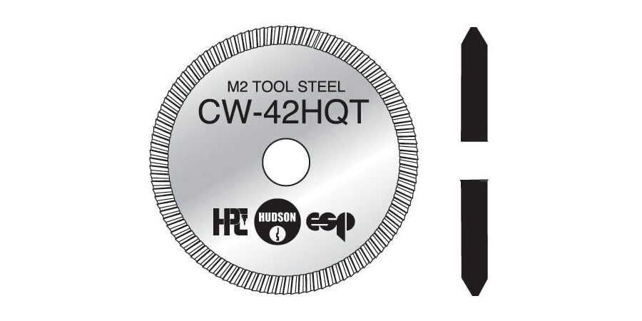 HPC Inc H-CW-42HQT | Key Machine Cutter, 2.5 in. Dia x 0.281 in. Thick