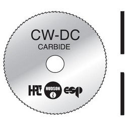 HPC Inc H-CW-DC | Key Machine Cutter, Flat Steel and Safe Deposit Box Lock, Slotted, 2.375" Diameter x 0.064" Thickness, 0.375" Hole, Carbide