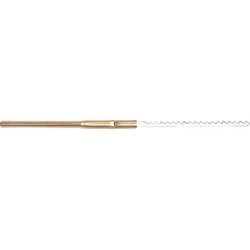 HPC Inc H-EZ-1 | Lock Extractor Blade, Saw, 0.022" Thickness, Stainless Steel, With Brass Handle