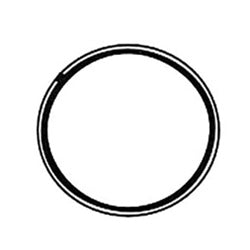 HPC Inc H-GAK-4 | Key Ring, Give-Away, 3/4" Diameter, Hardened Spring Steel, Bright Zinc Plated, 1000 each per Box