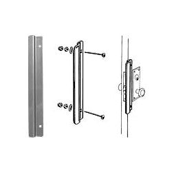 HPC Inc H-OVDG-11 | Door Guard Plate, 1/4" Offset, 1.8" Width x 14" Height, Satin Stainless