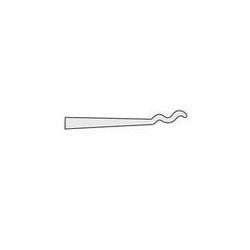 HPC Inc H-SSP-10 | Lock Pick, 2-Wave Rake, 0.022" Thickness, Stainless Steel