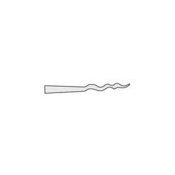 HPC Inc H-SSP-12 | Lock Pick, 3-Wave Rake, 0.022" Thickness, Stainless Steel