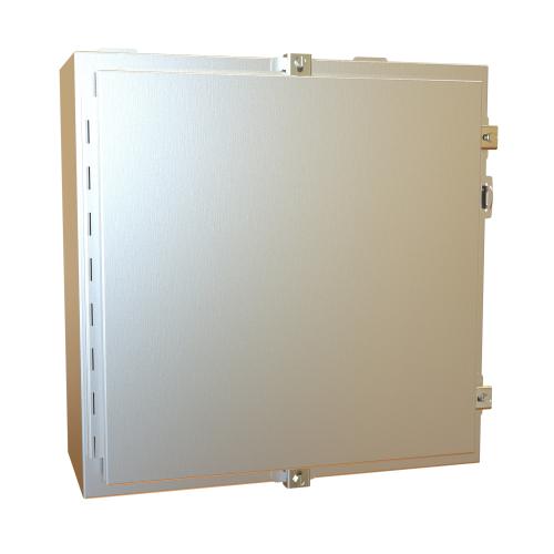 Hammond Manufacturing 1418N4SSD8 | NEMA 4X Wallmount Enclosure with Panel, 20" x 20" x 8", 304 Stainless Steel