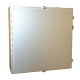 Hammond Manufacturing 1418N4SSJ8 | NEMA 4X Wallmount Enclosure with Panel, 24" x 24" x 8", 304 Stainless Steel