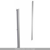 Hammond Manufacturing 1418TFHP | Full Height Panel Rails, Fits 60" x 24", Steel/White