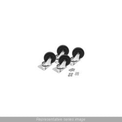 Hammond Manufacturing 1425BHLOCK | Heavy-Duty Locking Casters, Pack of 4