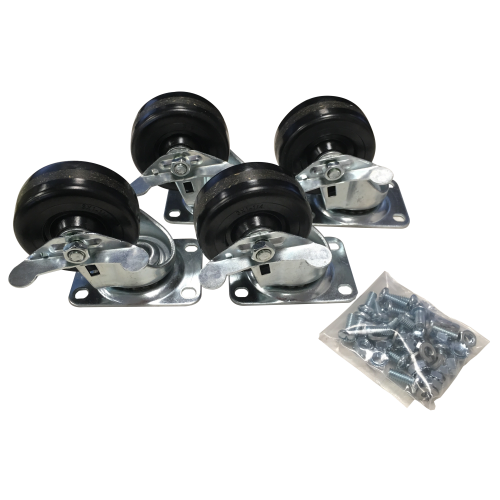 Hammond Manufacturing 1425BHLOCK | Heavy-Duty Locking Casters, Pack of 4