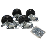 Hammond Manufacturing 1425BHLOCK | Heavy-Duty Locking Casters, Pack of 4