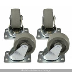Hammond Manufacturing 1425PHD | 4-Pack Light Duty Casters