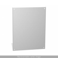 Hammond Manufacturing 18P2721 | Steel Panel, 27" x 21", Fits 30" x 24" Enclosure, White