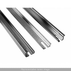 Hammond Manufacturing 2D2K16 | DIN Rail Kit, 16", Set of 3, Plated Steel