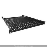 Hammond Manufacturing ADSU2536BK | 1U Adjustable Telescoping Solid Shelf, 25"-36" Depth
