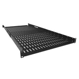 Hammond Manufacturing ADSV3642BK | 1U Adjustable Vented Shelf, Fits 36"-42"D Cabinets