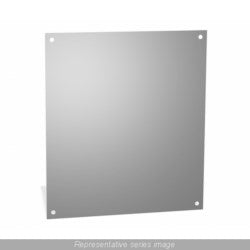 Hammond Manufacturing AP2424 | Panel 21" x 22.5", Fits 24" x 24" Enclosure, Steel/White