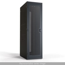 Hammond Manufacturing C4RR247336SBK1 | 42U C4RR Server Cabinet Assembly, 24"W x 36"D