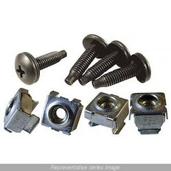 Hammond Manufacturing CAGKIT1032-10 | Cage Nuts & Screws Kit, 10-32, Pack of 10