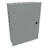 Hammond Manufacturing CHKO16124 | NEMA 1 Hinge Cover Enclosure with Knockouts, 16" x 12" x 4", Steel/Gray