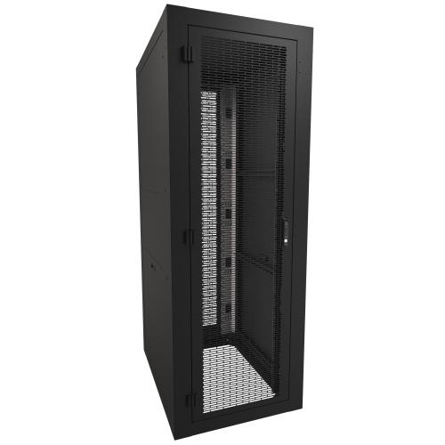 Hammond Manufacturing DCZ4A307742BK | 44U 30"W x 42"D Zone 4 Seismic Rated Cabinet