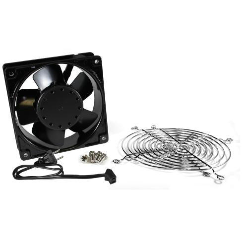 Hammond Manufacturing DNFK1AC120 | Single Fan Kit with 2 Grilles and Cord, 120V
