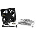 Hammond Manufacturing DNFK1AC120 | Single Fan Kit with 2 Grilles and Cord, 120V