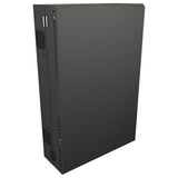 Hammond Manufacturing HLP4U43BK | 4U 43"H Low Profile Wall Mount Cabinet, Black