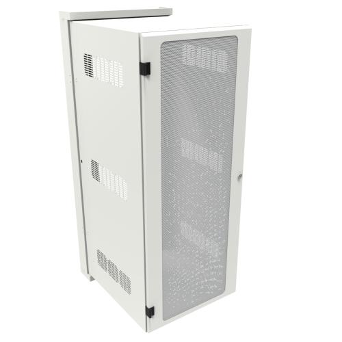 Hammond Manufacturing HWM2432U26WH | 32U Vented Swing-Out Wall Cabinet, 31"D